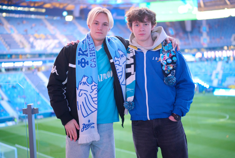 Фан-променад перед матчем «Зенит» — «Спартак»