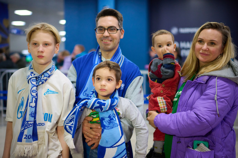 Фан-променад перед матчем «Зенит» — «Спартак»