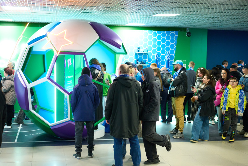 Фан-променад перед матчем «Зенит» — «Спартак»