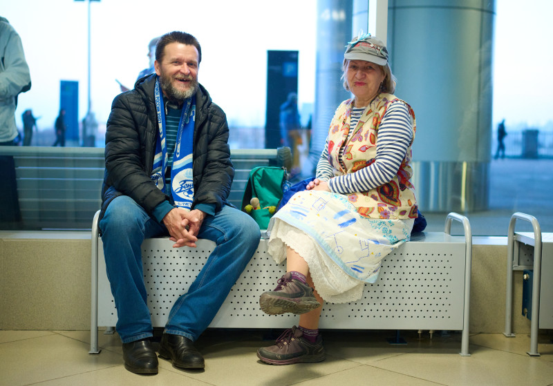 Фан-променад перед матчем «Зенит» — «Спартак»