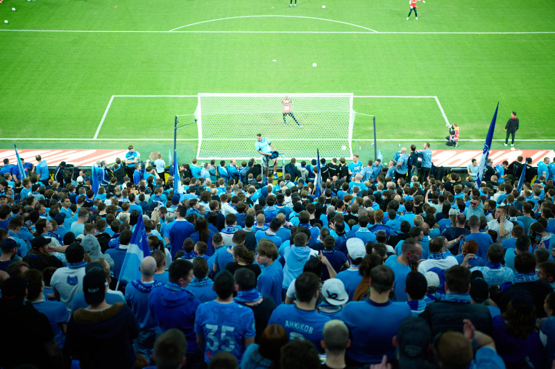 Фан-променад перед матчем «Зенит» — «Спартак»