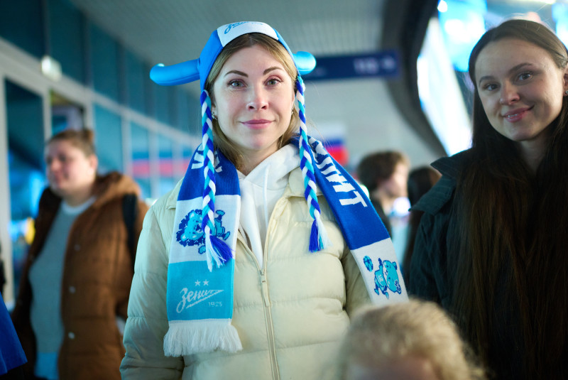 Фан-променад перед матчем «Зенит» — «Спартак»