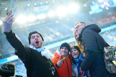 Фан-променад перед матчем «Зенит» — «Спартак»