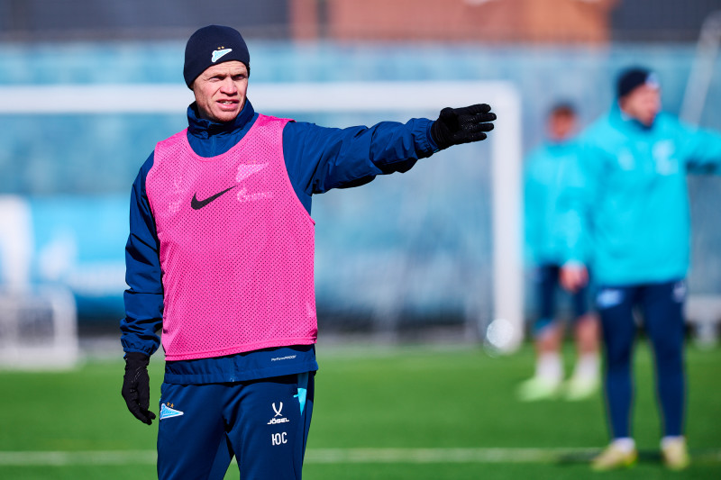 Тренировка «Зенита»-2 перед матчем с «Тюменью»