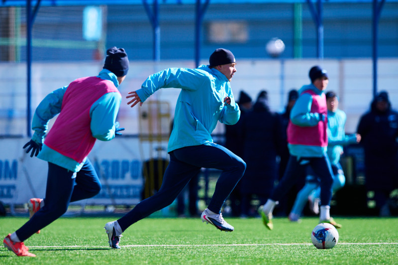 Тренировка «Зенита»-2 перед матчем с «Тюменью»