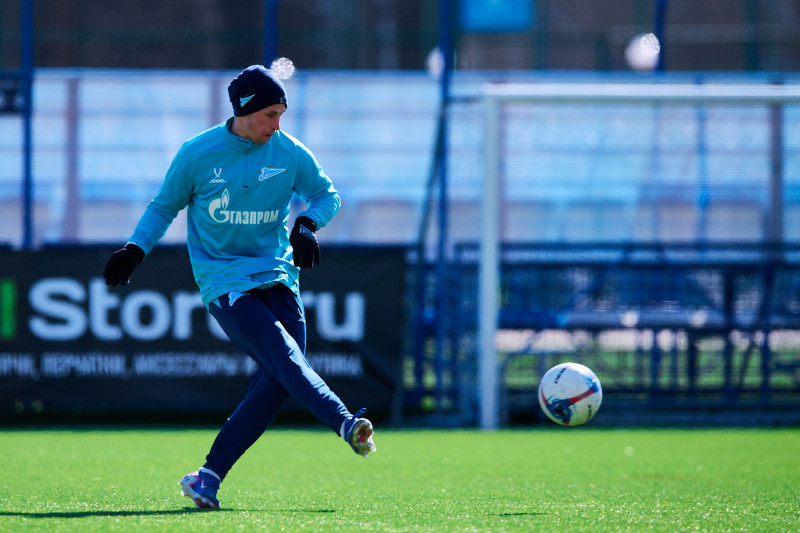 Тренировка «Зенита»-2 перед матчем с «Тюменью»