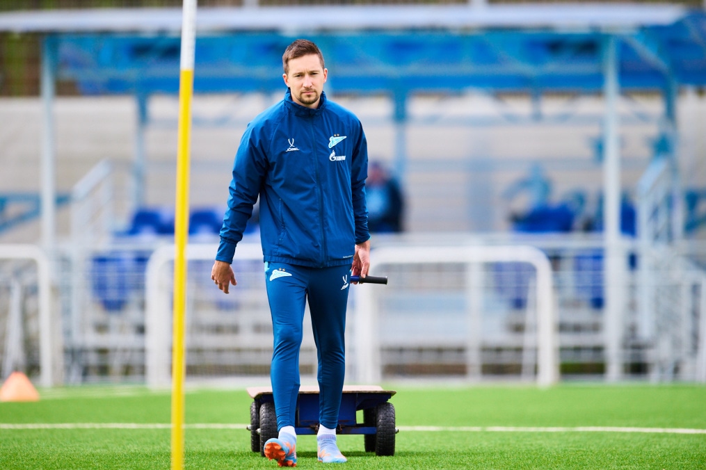 Тренировка женской команды перед матчем с «Краснодаром»