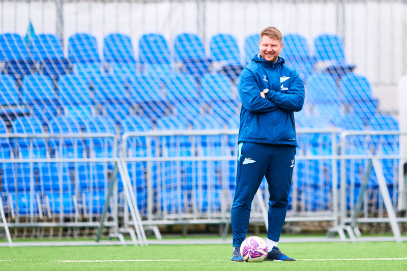 Тренировка женской команды перед матчем с «Краснодаром»