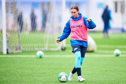 Тренировка женской команды «Зенит» U-18