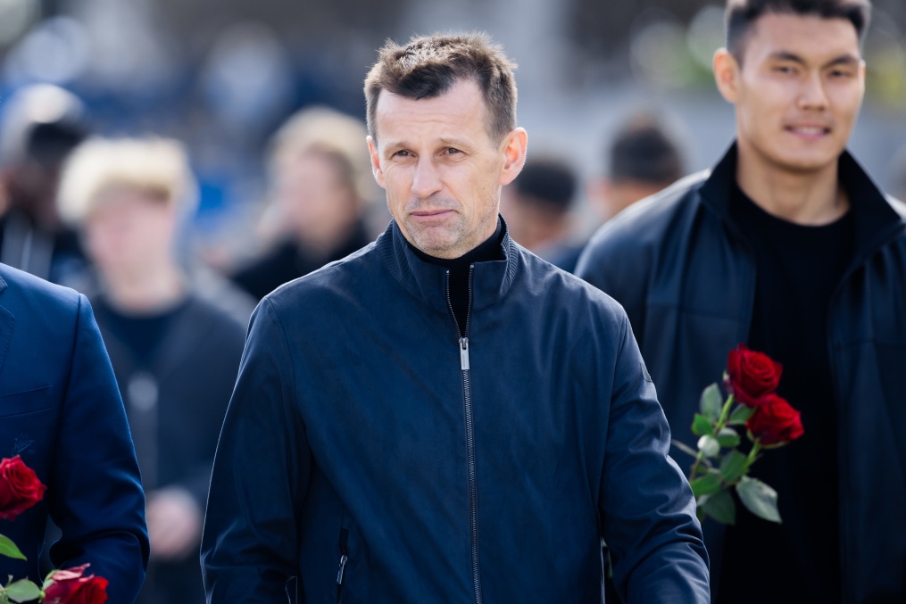 ФК «Зенит» на Пискаревском мемориале: торжественное возложение цветов