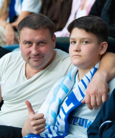 Болельщики «Зенита» на матче «Зенит» — «Локомотив»