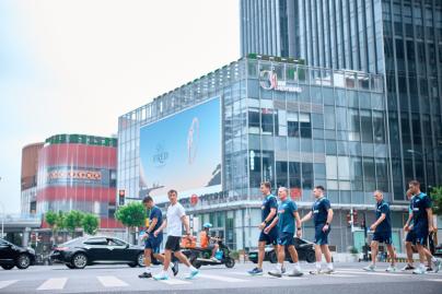 «Зенит» в Китае: прогулка команды по Шанхаю