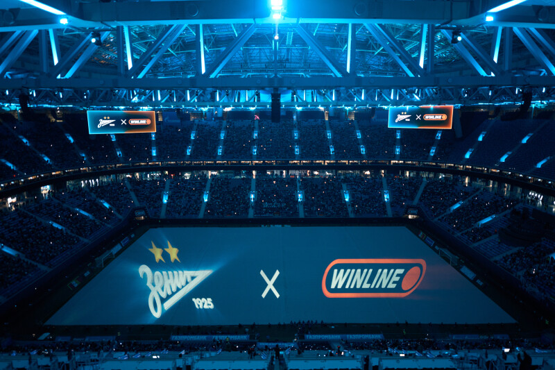 WINLINE Шоу на матче «Зенит» — «Динамо» Мх