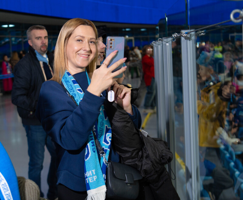 Болельщики на матче «Зенит» — «Динамо»Мх